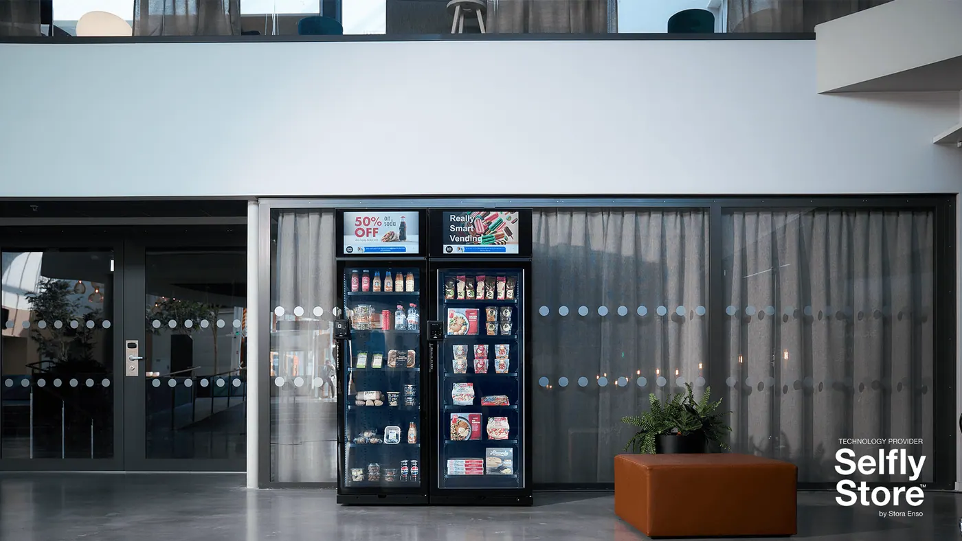 Akıllı dondurma otomatı — Selfly Freezer