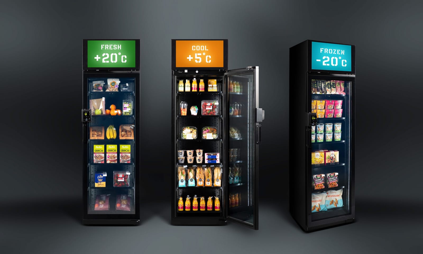 RFID etiketli ürün — akıllı otomat teknolojisi